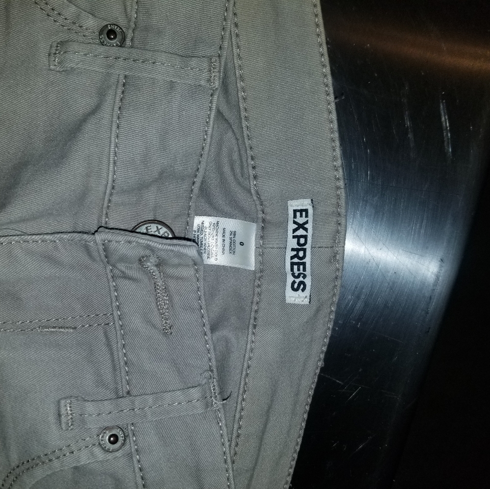 Express skinny khakis